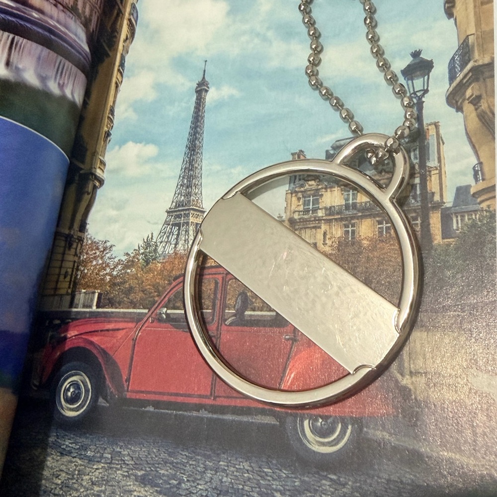 Coach Black and Silver Key Chain - Picture 8 of 8
